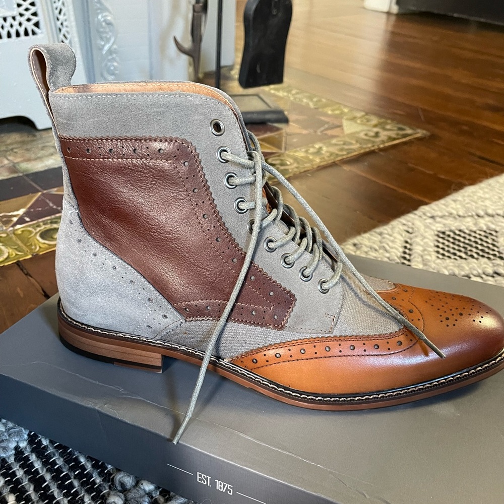NEW! Stacy Adams mens boots. Size 12